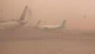 گرد و خاک ۱۱ پرواز فرودگاه های بین المللی اهواز و آبادان را لغو کرد