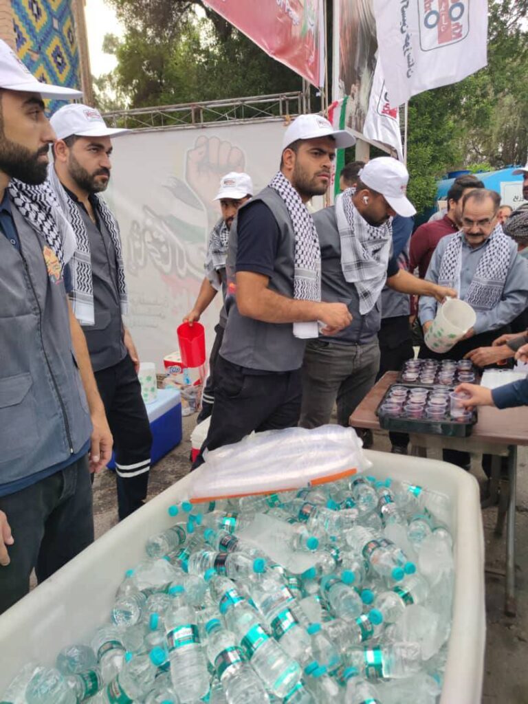 شکوه حضور کارکنان شرکت فولاد اکسین خوزستان در راهپیمایی حمایت از مردم مظلوم غزه