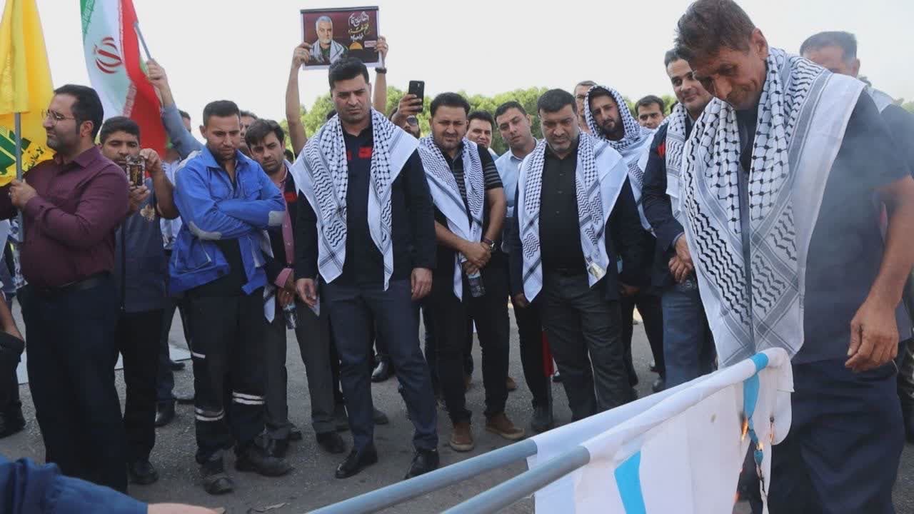 راهپیمایی اکسینی ها در محکومیت بمباران غزه