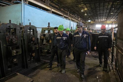 تاكید مدیرعامل بر تسریع در تكمیل و راه اندازی مجدد كارخانه شماره یك شركت لوله سازی اهواز