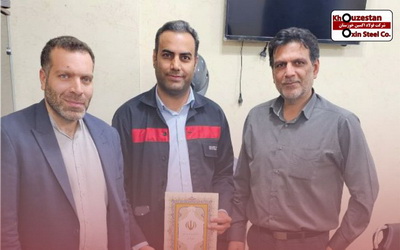تقدیر مدیرکل تعاون،کار و رفاه اجتماعی خوزستان از رعایت اصول ایمنی در شرکت فولاد اکسین