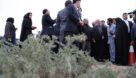 بازدید دکتر روحانی از طرح تثبیت خاک و بیابان زدایی کانون های بحرانی تولید ریزگرد در خوزستان