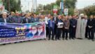 حضور مدیرعامل و کارکنان شرکت لوله سازی اهواز در راهپیمایی ۲۲ بهمن