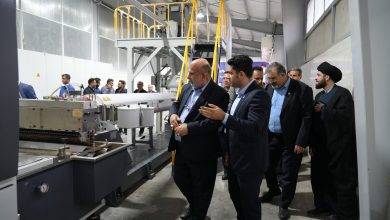 بهره برداری از خط تولید نخ نواری پلی‌پروپیلن در صنعت نیشکر در خوزستان