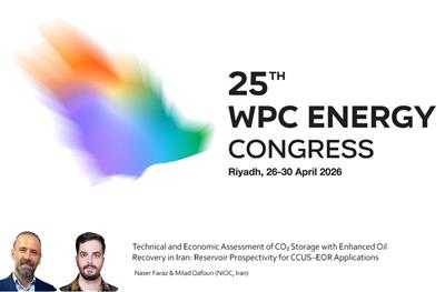 ناصر فراز و میلاد غفوری از کارکنان شرکت بهره برداری نفت و گاز مارون به همراه سایر نمایندگان صنعت نفت، مقاله تخصصی خود را در بیست‌وپنجمین کنگره جهانی نفت و انرژی عربستان سعودی ارائه می دهند. به گزارش روابط عمومی شرکت بهره برداری نفت و گاز مارون، فراز و غفوری ذخیره‌سازی دی اکسید کربن همراه با افزایش برداشت نفت را از منظر فنی و اقتصادی امکان سنجی نموده و با استفاده از روش SECA–ARAS، برترین مخازن کشور برای اجرای پروژه‌های جذب و ذخیره سازی دی اکسید کربن(CCUS) و بازیابی بهبود یافته نفت(EOR) را معرفی کرده اند که پروژه‌هایی با اهمیت دوگانه در کاهش انتشار کربن و افزایش تولید پایدار نفت خام به شمار می آیند. شایان ذکر است دو مقاله دیگر نیز از سوی شرکت ملی مناطق نفتخیز جنوب در رویداد مذکور پذیرفته شده و ارائه می شوند. بیست ‌وپنجمین کنگره جهانی نفت و انرژی با شعار راهی به سوی آینده ای سرشار از انرژی برای همه"، آوریل 2026 در عربستان سعودی برگزار و یکی از بزرگ‌ترین گردهمایی مدیران ارشد، متخصصان، پژوهشگران و سیاست‌گذاران صنعت جهانی انرژی را رقم می زند. روابط عمومی شرکت بهره برداری نفت و گاز مارون این دستاورد را به خانواده بزرگ صنعت نفت به ویژه ناصر فراز و میلاد غفوری تبریک عرض می نماید.