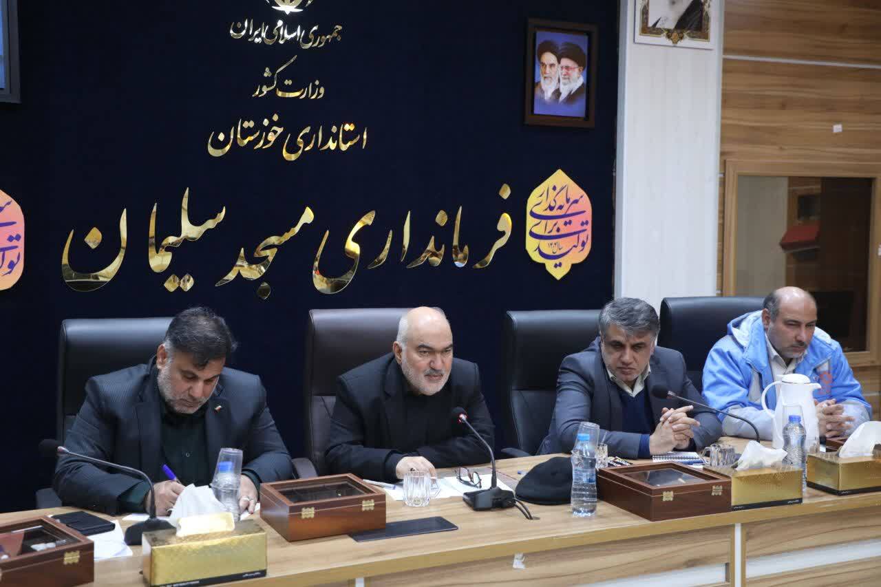 دستور استاندار خوزستان برای ترمیم پل سی‌میلی و لایروبی مسیل‌های مسجدسلیمان